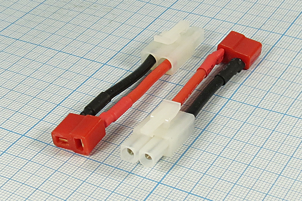 гн пит Deans-шт MFA\2C\\каб\L4см\Tamiya M-Deans F --- Разъемы питания Deans, XT, HXT,  EC, TRX, Tamiya, MT, Futaba,MFE