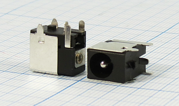 гн пит DC 2,1D5,5\3C2Cэкран\\плат\угл\PJ001SB --- Разъемы питания DC