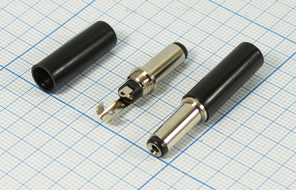 шт пит DC 5,5d2,1x14\2C\\каб\бакелит хвост\ --- Разъемы питания DC