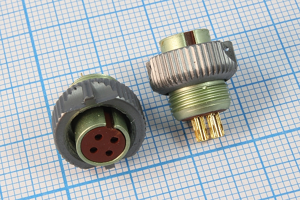 гн ЦС\ 4HP\M10\каб/без кожуха\\QPC4KZ[РС4ТВ]\ --- Разъемы МР1, РС, РРМ