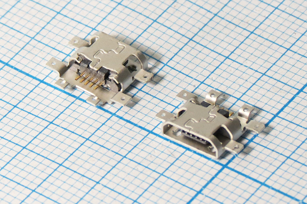 гн microUSB \B\5C6HP\плат\угл\\microUSB B-5SA4 --- Разъемы micro-USB