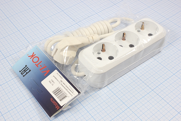 шнур пит шт CEE7/7 угл-гн CEE7/4x3\5,0м\16А/250В\ --- Шнуры и фильтры питания, удлинители (сетевые, компьютерные, автомобильные)