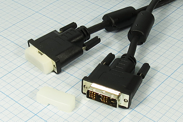 шнур шт DVI 19/29P-шт DVI 19/29P\2,0м\Ni\ --- Шнуры аудио-видео