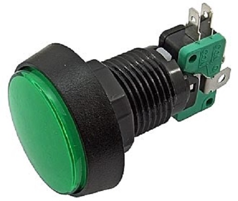 ПКн\250\ 5\(SPDT)\d24\чер\ILзел12В\\5T\PB-300B/G\ --- Переключатели кнопочные