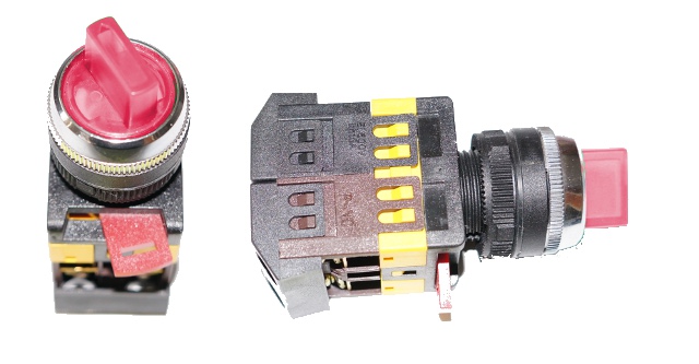 ППов\ 6Cвинт\10А\ON-OFF/OFF-ON\d22\ILкр\3SA12-22E --- Переключатели поворотные