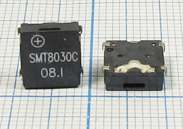 зм  8,0x 8,0x3,0\ 3,6\16\2,7\4C\SMT-G8030C\KEPO --- Звонки (зуммеры) магнитоэлектрические без генератора