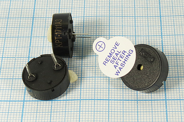 зп 17x 7\1~30\\ 4,0\2P10\KPT-1711A3\KEPO --- Звонки (зуммеры) пьезоэлектрические без генератора