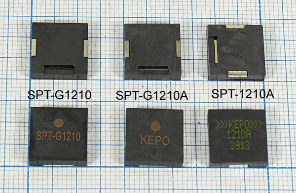 зп 12x12x3,0\1~30\\ 4,0\2C\SPT-G1210A\KEPO --- Звонки (зуммеры) пьезоэлектрические без генератора