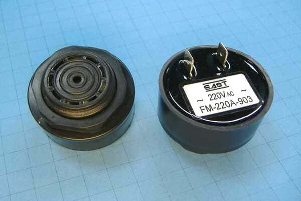 згп 43x33\~220\\2,9\2T\FM-220A-903\Pulse Slow --- Звонки (зуммеры) пьезоэлектрические c генератором