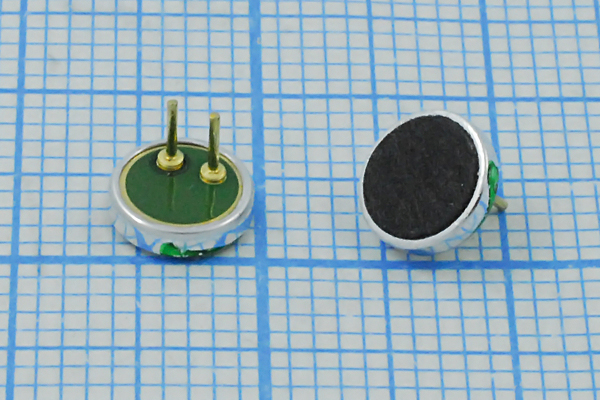 микэ  6,0x 1,3\O\2P\-36\KPCM-60H13PC43-56dB --- Микрофоны электретные и резиновые чехлы