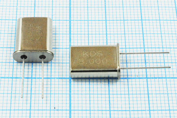 8000 \HC49U\20\ 30\\HC-49U[KDS]\1Г (KDS8.000) --- Кварцевые резонаторы (пьезокерамические, диэлектрические, ПАВ (SAW), резонаторы из других пьезоматериалов)