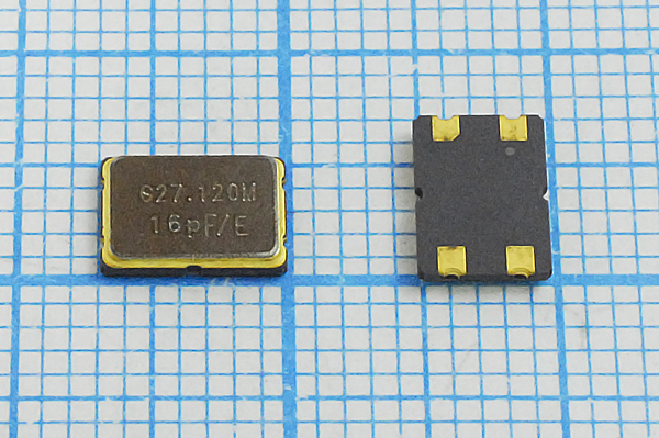 27120 \SMD07050C4\16\ 10\ 20/-40~85C\KC7\1Г (G27.1 --- Кварцевые резонаторы (пьезокерамические, диэлектрические, ПАВ (SAW), резонаторы из других пьезоматериалов)