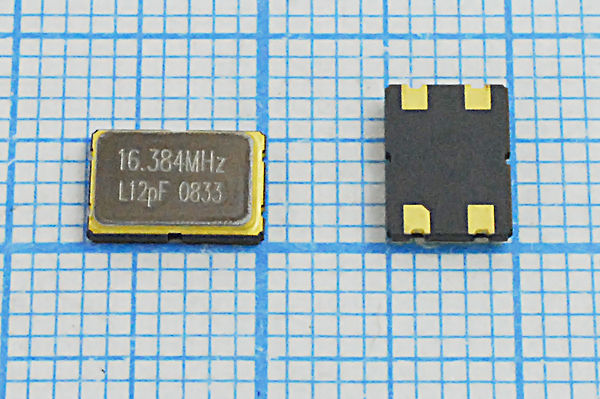 16384 \SMD07050C4\12\ 10\ 30/-40~85C\KC7\1Г --- Кварцевые резонаторы (пьезокерамические, диэлектрические, ПАВ (SAW), резонаторы из других пьезоматериалов)