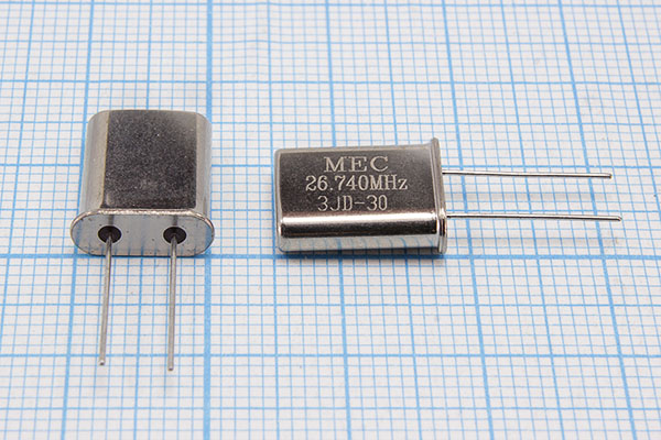 26740 \HC49U\30\ 15\\HC49U[MEC]\3Г (MEC) --- Кварцевые резонаторы (пьезокерамические, диэлектрические, ПАВ (SAW), резонаторы из других пьезоматериалов)