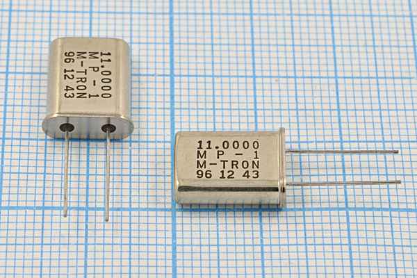 11000 \HC49U\18\\\MP-1\1Г (M-TRON) --- Кварцевые резонаторы (пьезокерамические, диэлектрические, ПАВ (SAW), резонаторы из других пьезоматериалов)