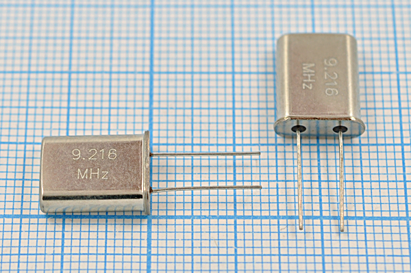 9216 \HC49U\18\ 30\\49U[SDE]\1Г (9.216MHz) --- Кварцевые резонаторы (пьезокерамические, диэлектрические, ПАВ (SAW), резонаторы из других пьезоматериалов)
