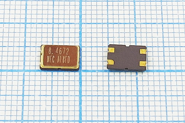 8467,2 \SMD07050C4\20\ 10\ /-20~70C\MQ[MEC]\1Г --- Кварцевые резонаторы (пьезокерамические, диэлектрические, ПАВ (SAW), резонаторы из других пьезоматериалов)