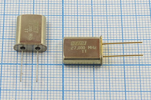 27000 \HC49U\S\ 15\ 40/-40~70C\РК374МД-6ВТ\3Г --- Кварцевые резонаторы (пьезокерамические, диэлектрические, ПАВ (SAW), резонаторы из других пьезоматериалов)
