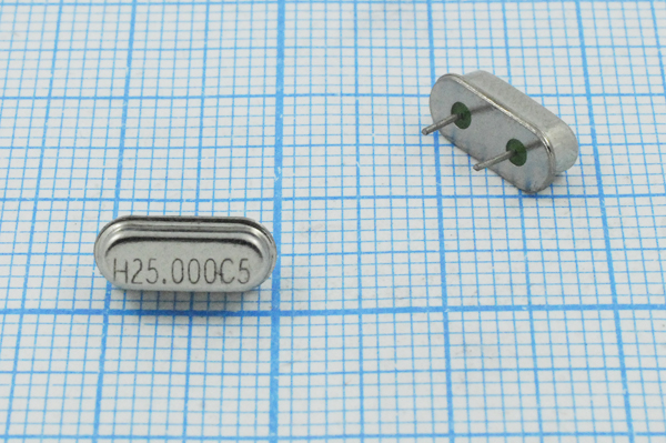 25000 \HC49S3\20\ 30\\HC-49US\1Г 4мм (H25.000C5) --- Кварцевые резонаторы (пьезокерамические, диэлектрические, ПАВ (SAW), резонаторы из других пьезоматериалов)