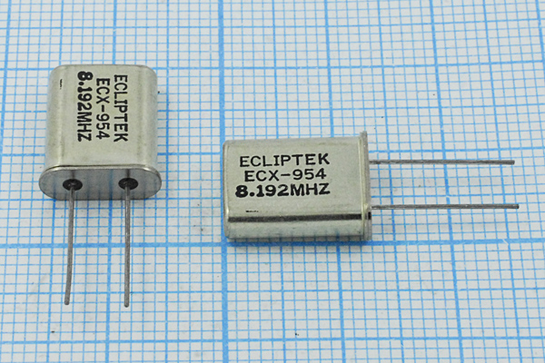 8192 \HC49U\32\\\EU[HC49U]\1Г (ECLIPTEK) --- Кварцевые резонаторы (пьезокерамические, диэлектрические, ПАВ (SAW), резонаторы из других пьезоматериалов)