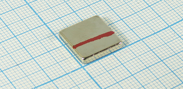 магнит 13,5x13,5x 2,6\паралл\\Ni\N35\ --- Неодимовые и Ферритовые магниты
