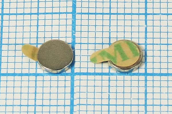 магнит  5,0x 1,0\цилиндр\\Ni\\клеящий слой --- Неодимовые и Ферритовые магниты