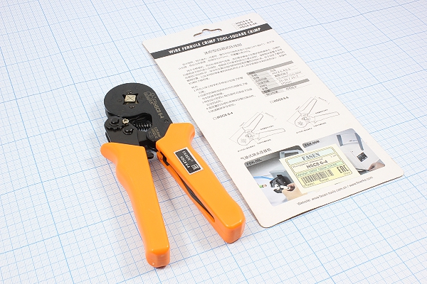 клещи обж д/нак/каб HSC8  6-4\0,25-6мм2\AWG23-10 --- Клещи обжимные, зачистные