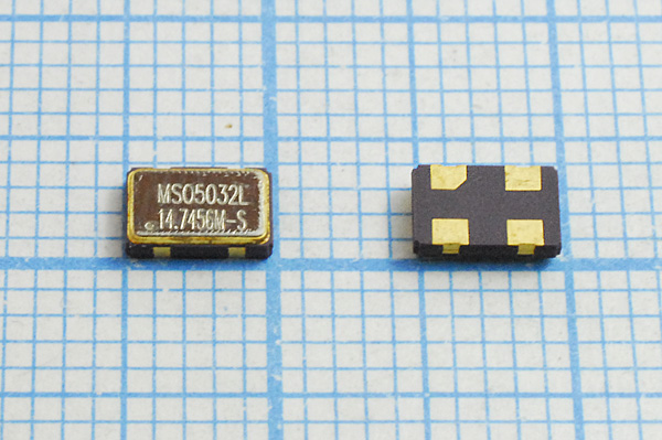 гк 14745,6 \\SMD05032C4\T/CM\3,3В\MSO5032L\MEC --- Кварцевые генераторы