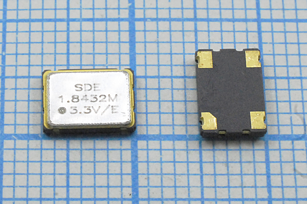 гк 1843,2 \\SMD07050C4\T/CM\3,3В\SOC7\SDE --- Кварцевые генераторы