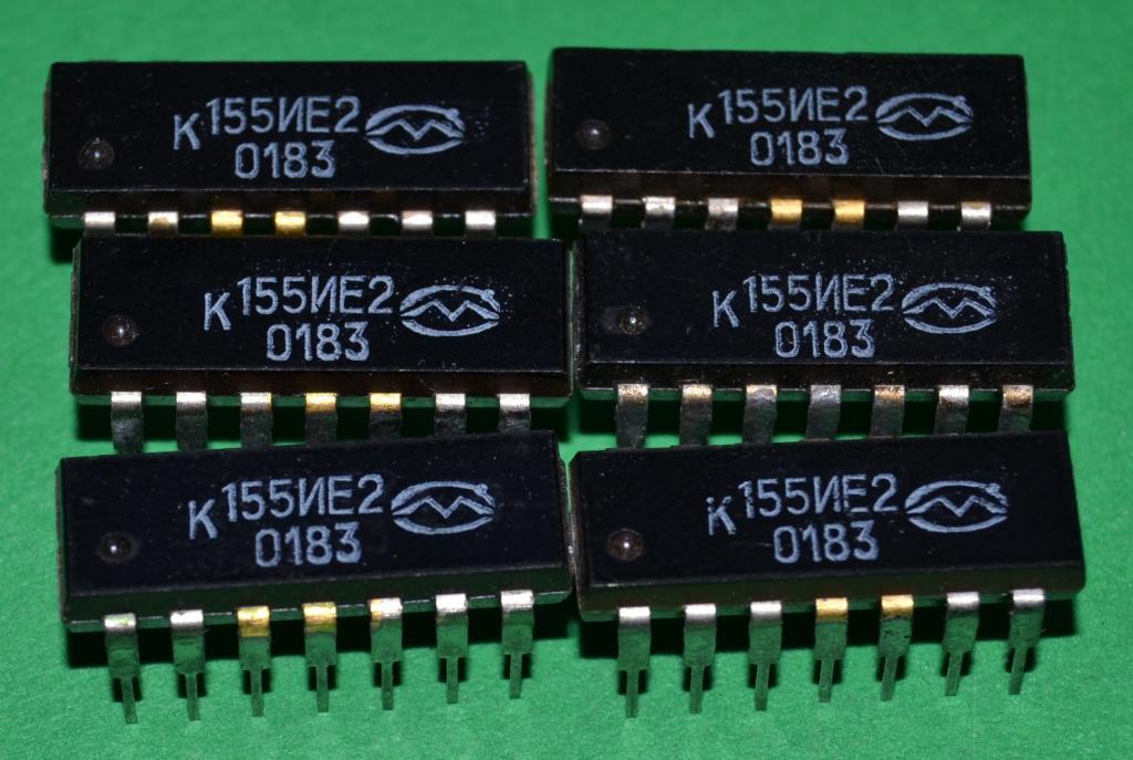 МС К155ИЕ2\DIP-14\ --- Микросхемы