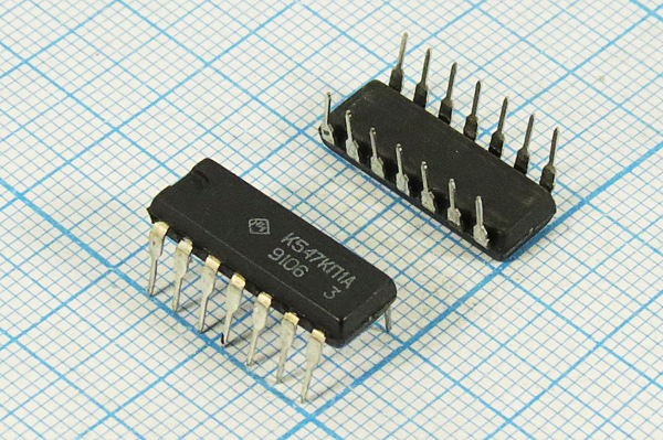 МС К547КП1А\DIP-14\ --- Микросхемы