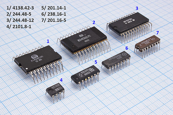 МС К174ХА34АМ\DIP-16\[КР174ХА34] --- Микросхемы