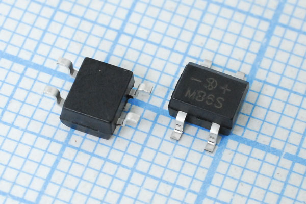 Дмост  600\  0,5А\MB6S\SMD\ --- Диодные мосты