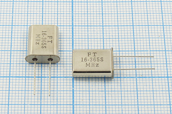 16365 \HC49U\S\ 20\ /-40~85C\U[FT]\1Г (FT16.365S) --- Кварцевые резонаторы (пьезокерамические, диэлектрические, ПАВ (SAW), резонаторы из других пьезоматериалов)