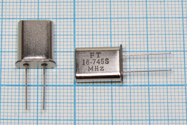16745 \HC49U\S\ 20\ /-40~85C\U[FT]\1Г (FT16.745S) --- Кварцевые резонаторы (пьезокерамические, диэлектрические, ПАВ (SAW), резонаторы из других пьезоматериалов)