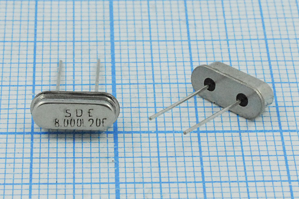 8000 \HC49S3\20\ 10\ 20/-40~85C\49S[SDE]\1Г --- Кварцевые резонаторы (пьезокерамические, диэлектрические, ПАВ (SAW), резонаторы из других пьезоматериалов)