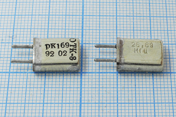 26690 \HC25U\\ 30\ 40/-40~70C\РК169МА-8ВТ\3Г --- Кварцевые резонаторы (пьезокерамические, диэлектрические, ПАВ (SAW), резонаторы из других пьезоматериалов)