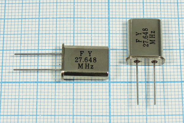 27648 \HC49U\16\ 30\\\3Г (27.648FY) --- Кварцевые резонаторы (пьезокерамические, диэлектрические, ПАВ (SAW), резонаторы из других пьезоматериалов)