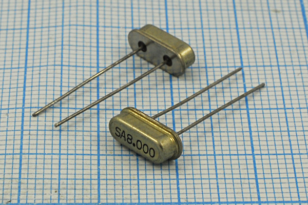 8000 \HC49S3\ \\\\1Г (SA8,000) 2-ой сорт --- Кварцевые резонаторы (пьезокерамические, диэлектрические, ПАВ (SAW), резонаторы из других пьезоматериалов)