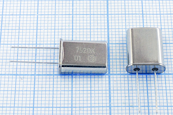 7520 \HC49U\\\\РК374МД\1Г --- Кварцевые резонаторы (пьезокерамические, диэлектрические, ПАВ (SAW), резонаторы из других пьезоматериалов)