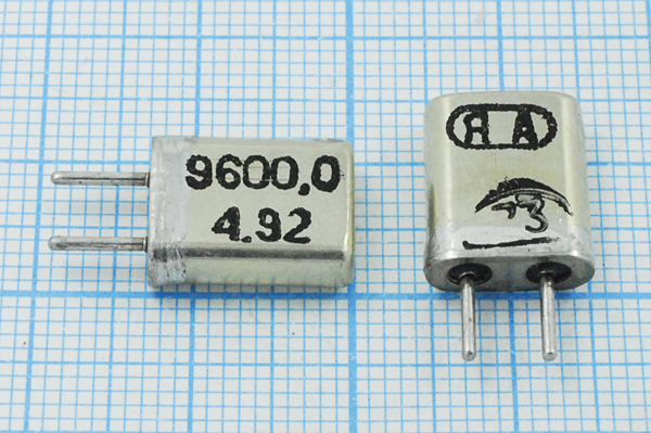 9600 \HC25U\\\\МА\1Г (9600,0 Я А) --- Кварцевые резонаторы (пьезокерамические, диэлектрические, ПАВ (SAW), резонаторы из других пьезоматериалов)