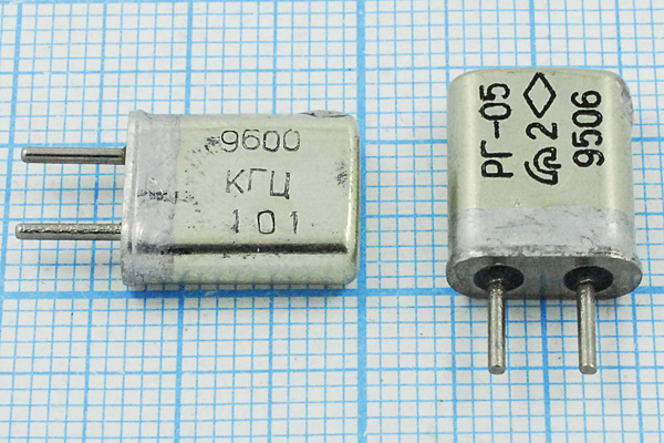 9600 \HC25U\\\\РГ05МА\1Г --- Кварцевые резонаторы (пьезокерамические, диэлектрические, ПАВ (SAW), резонаторы из других пьезоматериалов)