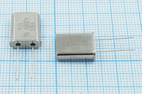 4812,8 \HC49U\18\ 10\ 20/-20~70C\49U\1Г --- Кварцевые резонаторы (пьезокерамические, диэлектрические, ПАВ (SAW), резонаторы из других пьезоматериалов)
