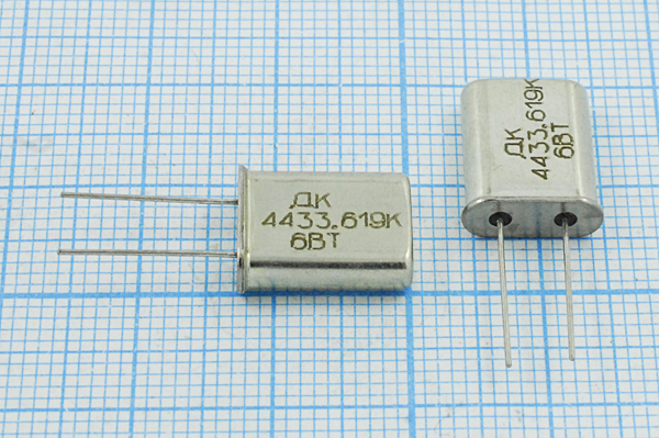 4433,619 \HC49U\30\ 15\ 50/-40~70C\РК374МД-6ВТ\1Г --- Кварцевые резонаторы (пьезокерамические, диэлектрические, ПАВ (SAW), резонаторы из других пьезоматериалов)