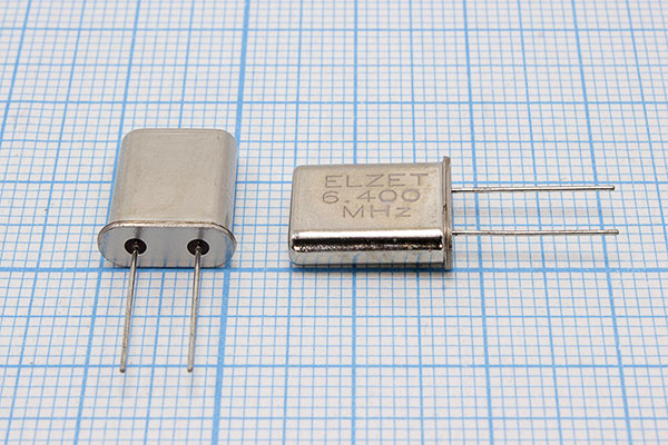 6400 \HC49U\16\ 20\\\1Г (ELZET) --- Кварцевые резонаторы (пьезокерамические, диэлектрические, ПАВ (SAW), резонаторы из других пьезоматериалов)