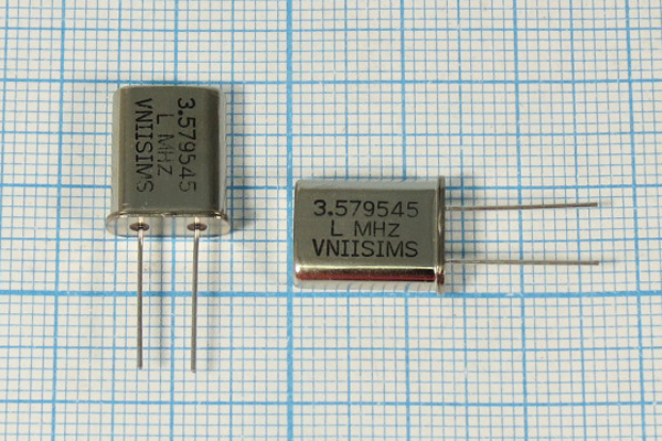 3579,545 \HC49U\16\ 15\ 30/-60~85C\РПК01МД-6ДС\1Г --- Кварцевые резонаторы (пьезокерамические, диэлектрические, ПАВ (SAW), резонаторы из других пьезоматериалов)