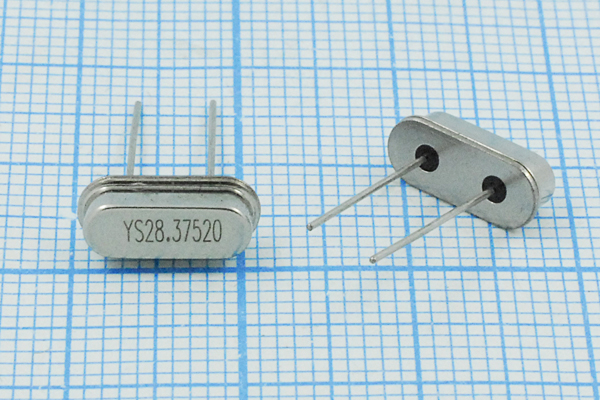 28375 \HC49S3\20\ 10\ 30/-20~70C\49S\1Г --- Кварцевые резонаторы (пьезокерамические, диэлектрические, ПАВ (SAW), резонаторы из других пьезоматериалов)
