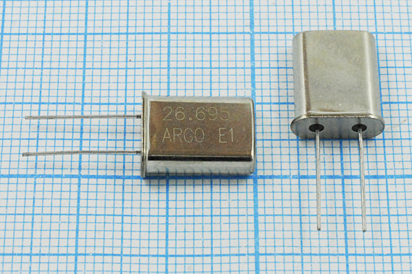 26695 \HC49U\30\ 10\ 30/-20~70C\\1Г --- Кварцевые резонаторы (пьезокерамические, диэлектрические, ПАВ (SAW), резонаторы из других пьезоматериалов)