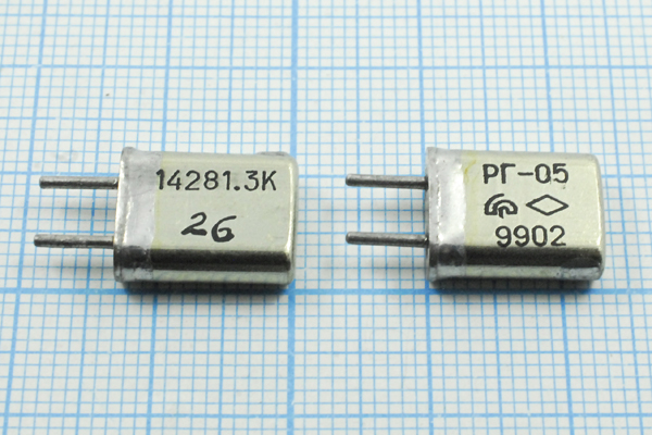14281,3 \HC25U\S\\\РГ05МА\1Г --- Кварцевые резонаторы (пьезокерамические, диэлектрические, ПАВ (SAW), резонаторы из других пьезоматериалов)