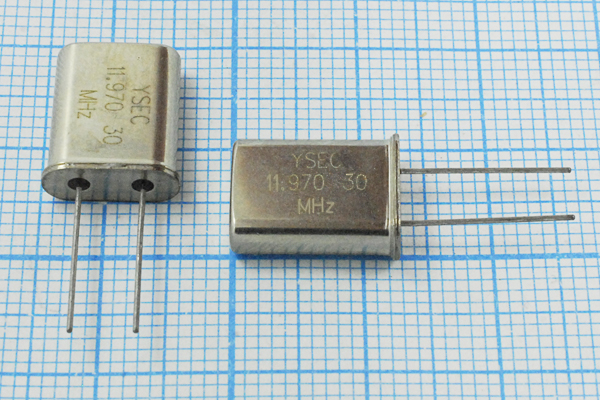 11970 \HC49U\30\ 30\ 30/-20~70C\49U\1Г --- Кварцевые резонаторы (пьезокерамические, диэлектрические, ПАВ (SAW), резонаторы из других пьезоматериалов)